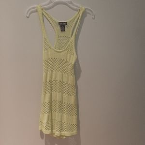 Lime mesh Tank Top